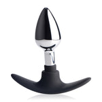 Dark Invader Hybride Anaal Plug van Metaal en Siliconen - Klein Zwart - EroticToyzButtplugs Anale Dildo's Niet VibrerendXR Brands