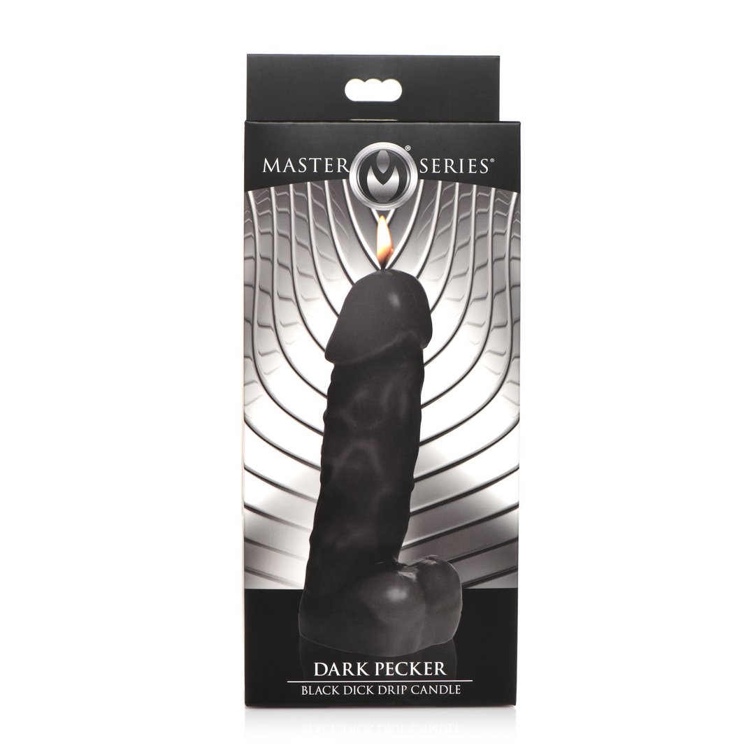 Dark Pecker - Black Dick Drip Candle - EroticToyzProducten,Veilige Seks, Verzorging Hulp,Massage,Massagekaarsen,,XR Brands