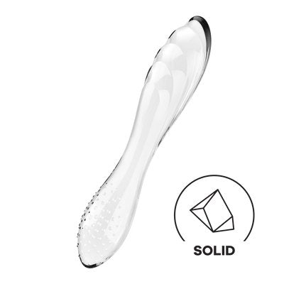 Dazzling Crystal 1 - Glass Dildo - Transparent - EroticToyzProducten,Toys,Dildos,Glazen Dildo's,,GeslachtsneutraalSatisfyer