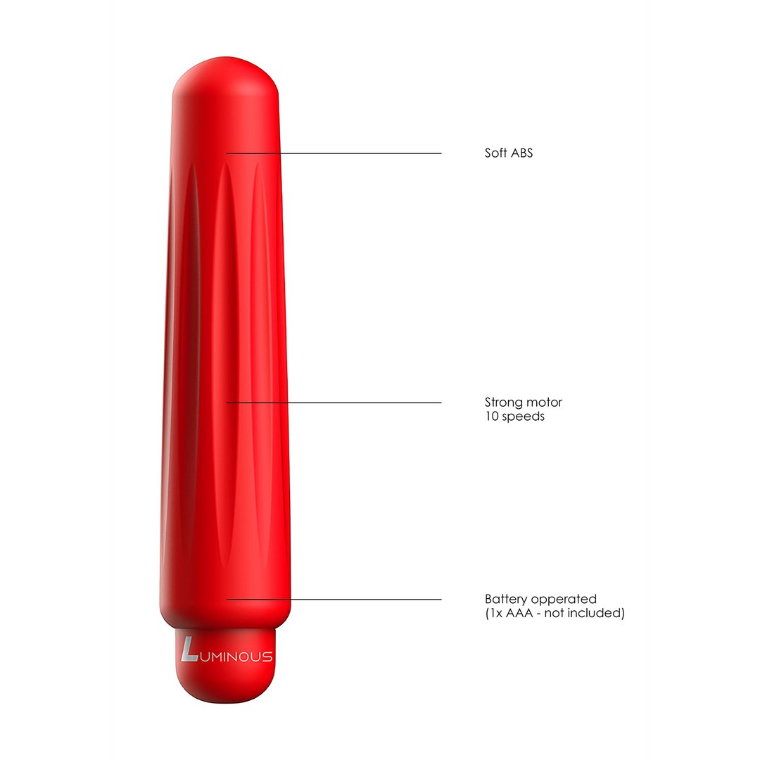 Delia - Classic Vibrator with Silicone Sleeve - EroticToyzProducten,Toys,Vibrators,Kogel - en Minivibrators,,VrouwelijkLuminous by Shots