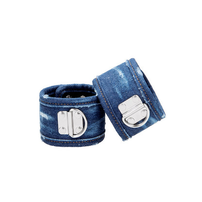 Denim Ankle Cuffs - EroticToyzProducten,Toys,Fetish,Boeien,Enkelboeien,Outlet,,GeslachtsneutraalOuch! by Shots