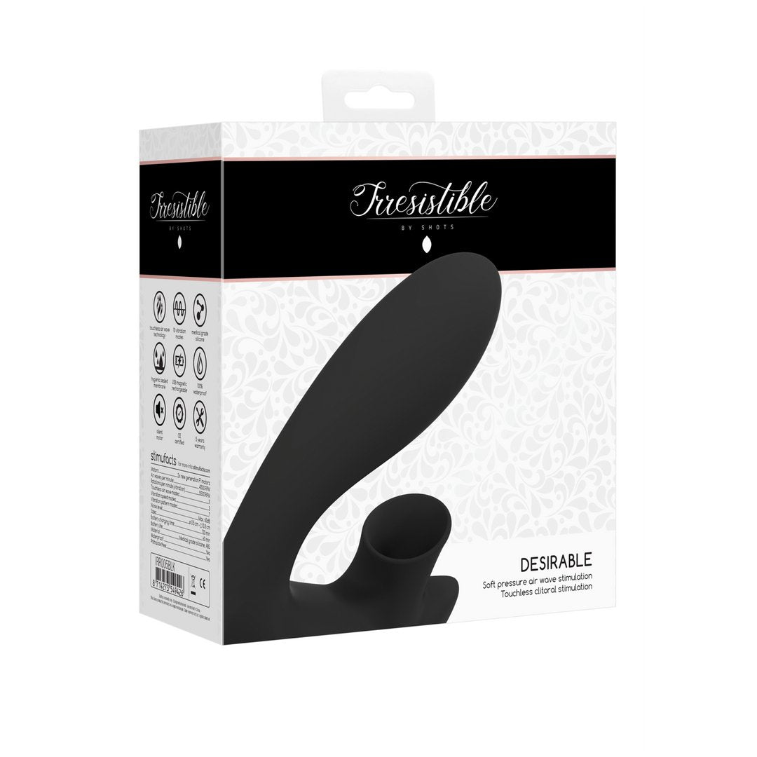 Desirable - Bendable Air Pulse Vibrator - EroticToyzProducten,Toys,Vibrators,Airpulse - Vibrator,Buigbare Vibrators,,VrouwelijkIrresistible by Shots