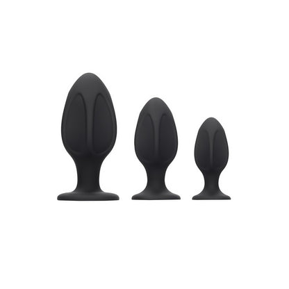 Diamond Shape Butt Plug Set - EroticToyzProducten,Toys,Anaal Toys,Buttplugs Anale Dildo's,Buttplugs Anale Dildo's Niet Vibrerend,,GeslachtsneutraalOuch! by Shots