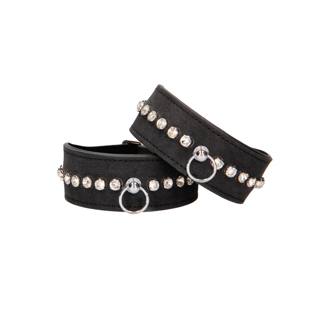 Diamond Studded Ankle Cuffs - EroticToyzProducten,Toys,Fetish,Boeien,Enkelboeien,,GeslachtsneutraalOuch! by Shots