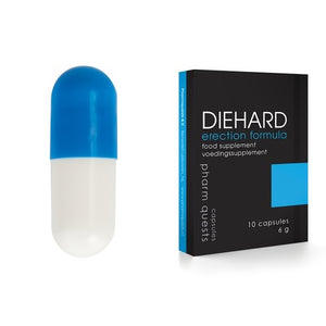 Diehard - Stimulating Capsule - 10 Pieces - EroticToyzProducten,Veilige Seks, Verzorging Hulp,Stimulerende Middelen,Pillen en Supplementen,,MannelijkPharmquests by Shots