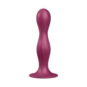 Double Ball - R - Weighted Dildo - Red - EroticToyzProducten,Toys,Anaal Toys,Buttplugs Anale Dildo's,Buttplugs Anale Dildo's Niet Vibrerend,Binnenkort Verwacht,,GeslachtsneutraalSatisfyer