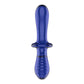 Double Crystal - Glass Dildo - Light Blue - EroticToyzProducten,Toys,Dildos,Glazen Dildo's,,GeslachtsneutraalSatisfyer