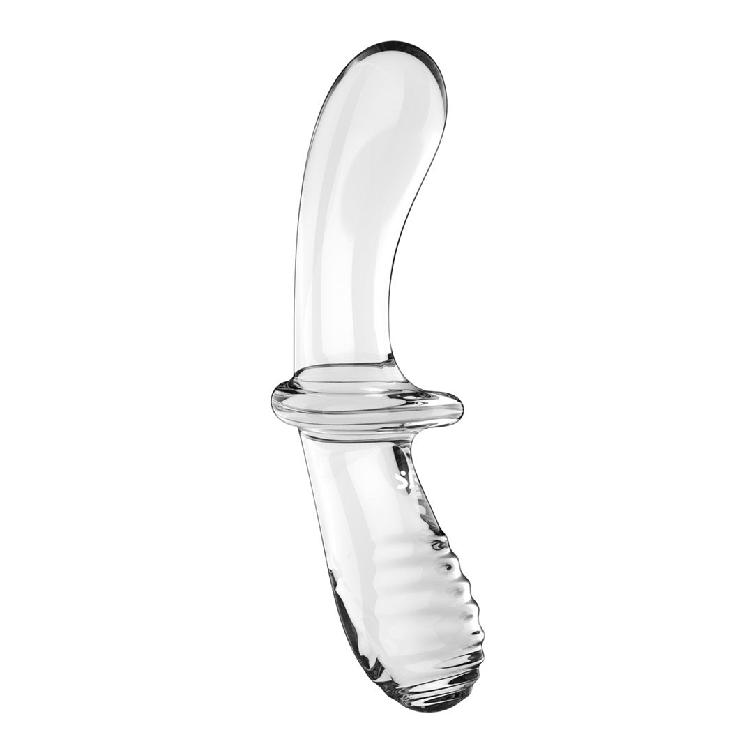 Double Crystal - Glass Dildo - Transparent - EroticToyzProducten,Toys,Dildos,Glazen Dildo's,,GeslachtsneutraalSatisfyer