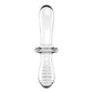 Double Crystal - Glass Dildo - Transparent - EroticToyzProducten,Toys,Dildos,Glazen Dildo's,,GeslachtsneutraalSatisfyer