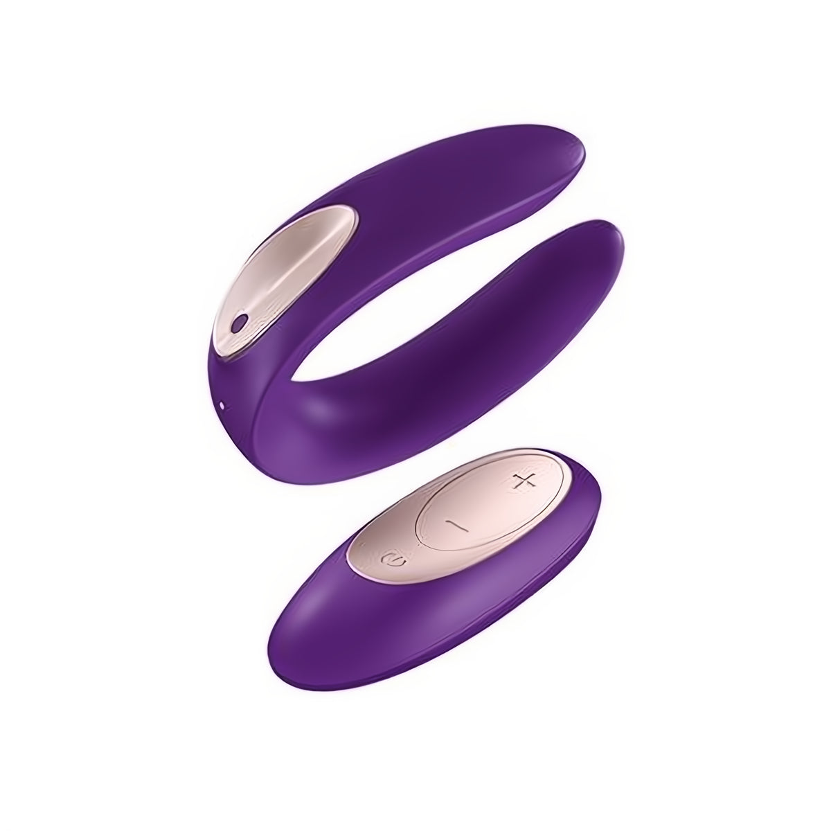 Double Plus - Remote Partner Vibrator - EroticToyzProducten,Toys,Toys voor Koppels,Duo - Vibrators,Duo - Vibrators,Vibrators,Clitoris Stimulator,Tip Vibrator,G - Spot Vibrator,,VrouwelijkSatisfyer