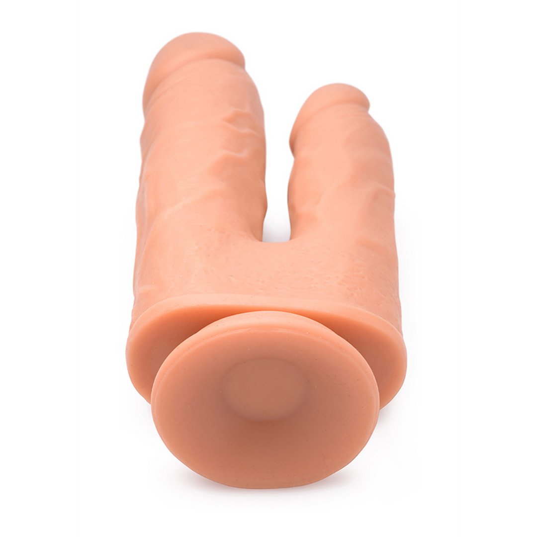 Double Shot Dubbele Penetratie Dildo - 20,5 cm Vloeibare Siliconen - EroticToyzRealistische VibratorsCurve Toys