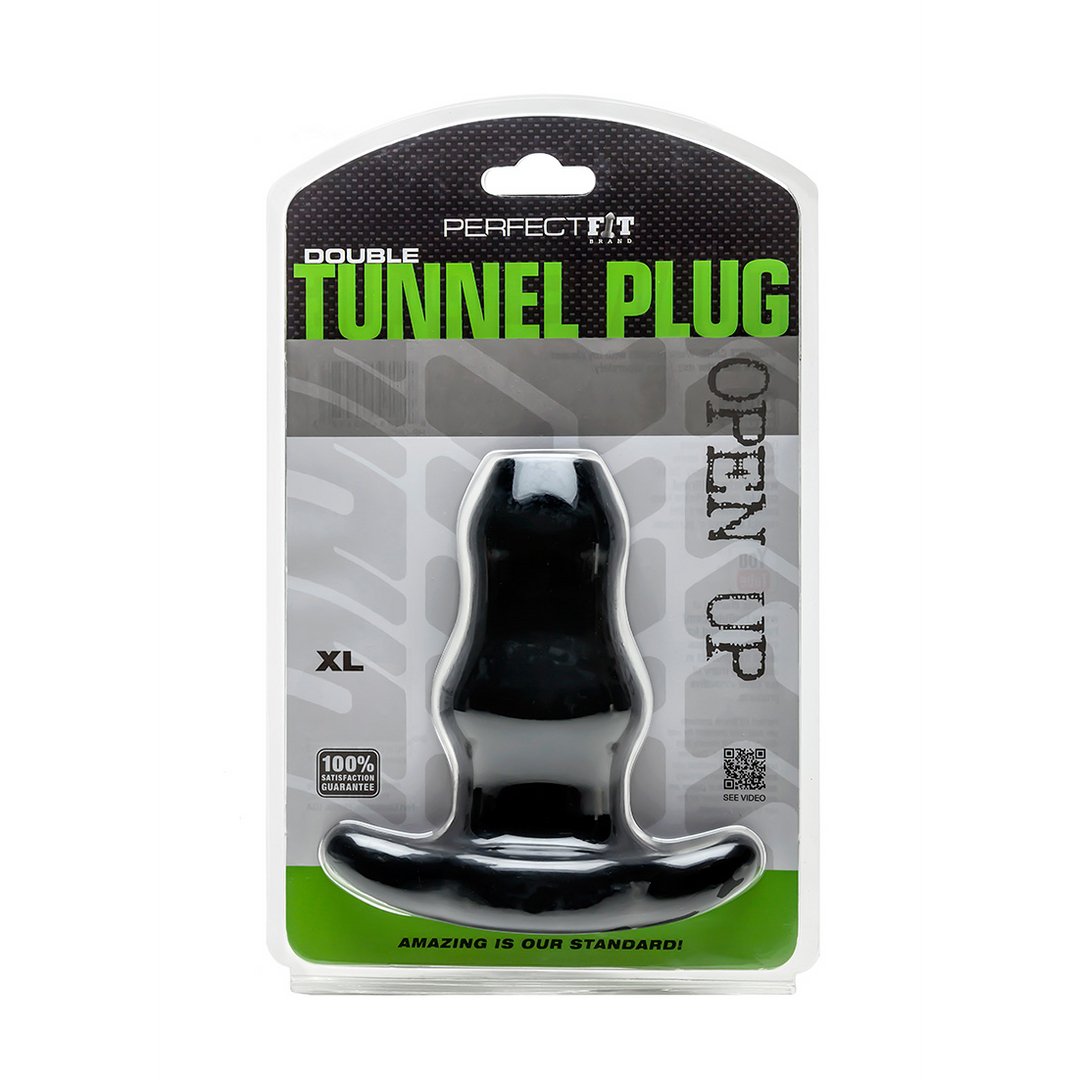 Double Tunnel Plug - Hollow Butt Plug - XL - EroticToyzProducten,Toys,Anaal Toys,Buttplugs Anale Dildo's,Buttplugs Anale Dildo's Niet Vibrerend,,GeslachtsneutraalPerfectFitBrand