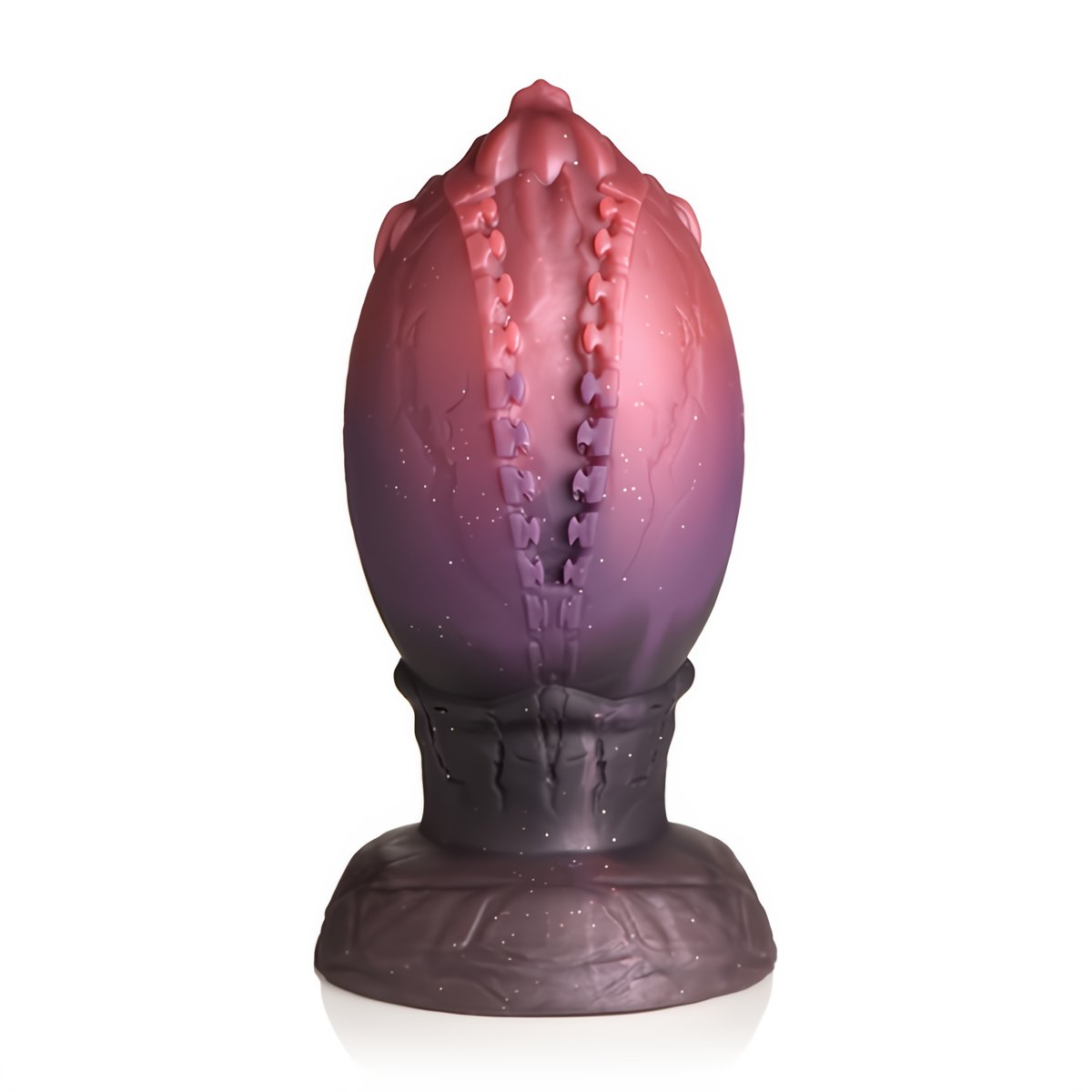 Dragon Hatch Fantasy Ei van Siliconen - Groot - Rood/Bruin - EroticToyzButtplugs Anale Dildo's Niet VibrerendXR Brands