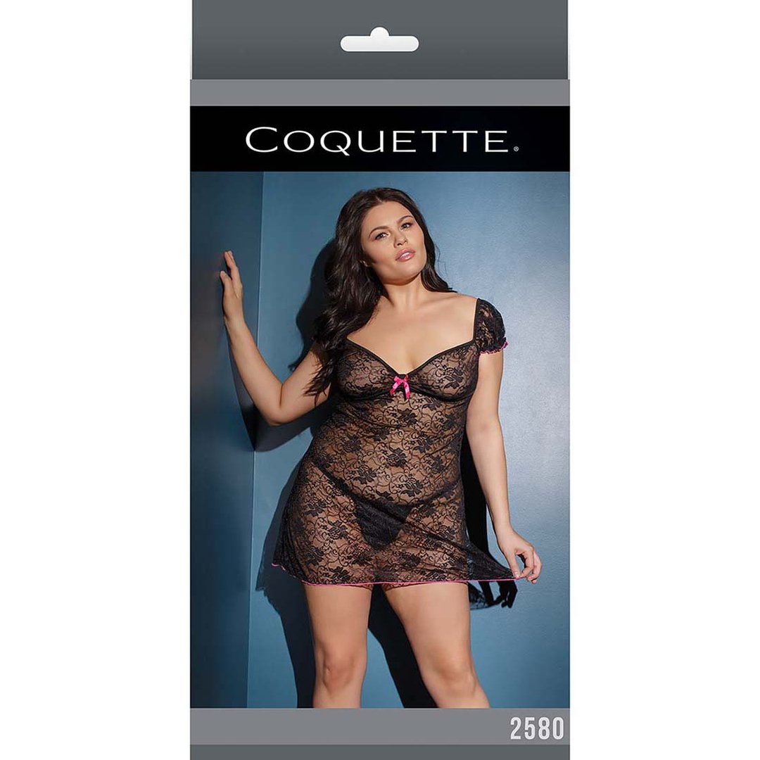 Dress - Plus Size - EroticToyzProducten,Lingerie,Lingerie voor Haar,Jurkjes,Queen size,Outlet,,VrouwelijkCoquette