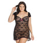 Dress - Plus Size - EroticToyzProducten,Lingerie,Lingerie voor Haar,Jurkjes,Queen size,Outlet,,VrouwelijkCoquette