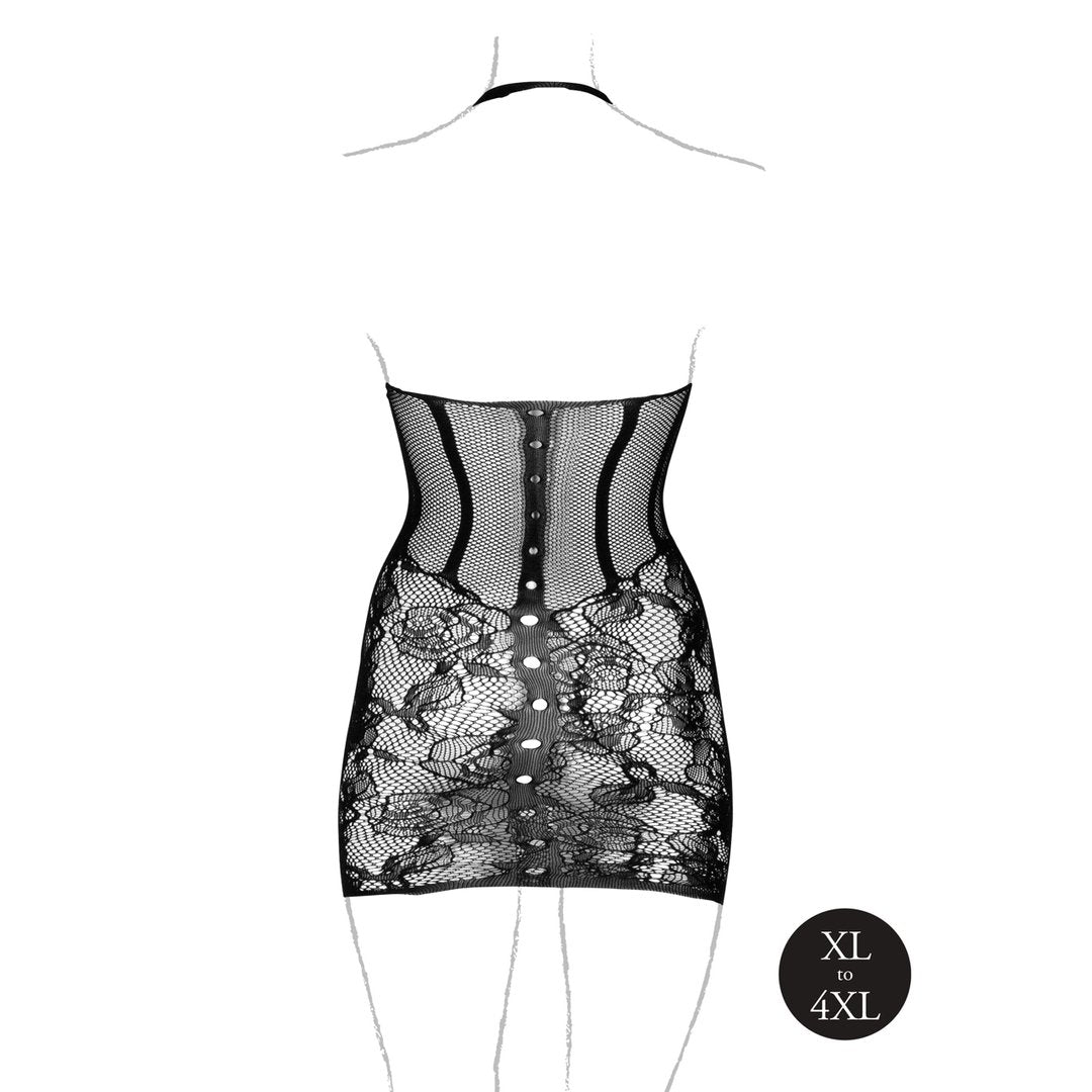 Dress with Halterneck - OSX - Black - EroticToyzProducten,Lingerie,Lingerie voor Haar,Jurkjes,Queen size,,Le Désir by Shots