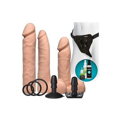 Dual Density ULTRASKYN Advanced Toy Set - EroticToyzProducten,Toys,Dildos,Realistische Dildo's,Voorbinddildo's,Voorbinddildo's,Kits Sets,Sets voor Koppels,Toy Sets,,GeslachtsneutraalDoc Johnson