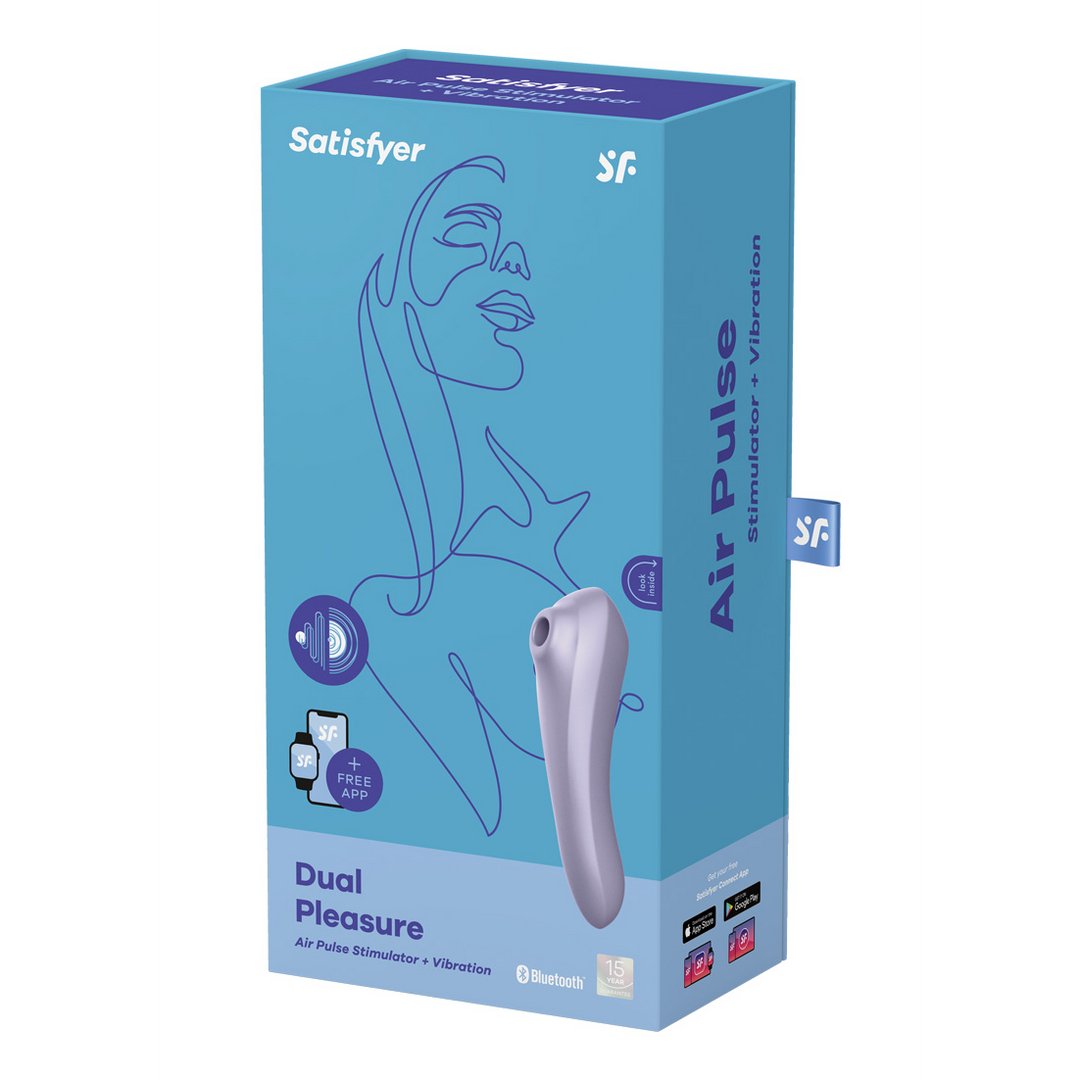Dual Pleasure - Air Pulse Vibrator - EroticToyzProducten,Toys,Vibrators,Clitoris Stimulator,Air Pulse,,VrouwelijkSatisfyer