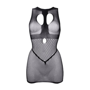 Duo Net Open Cup Mini Dress - One Size - EroticToyzProducten,Lingerie,Lingerie voor Haar,Jurkjes,,VrouwelijkLe Désir by Shots
