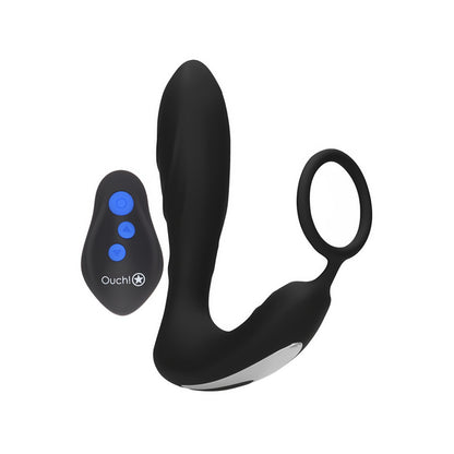 E - stim Vibrating Butt Plug Cockring - EroticToyzProducten,Toys,Anaal Toys,Buttplugs Anale Dildo's,Buttplugs Anale Dildo's Vibrerend,Toys met Electrostimulatie,Anaal,,GeslachtsneutraalOuch! by Shots