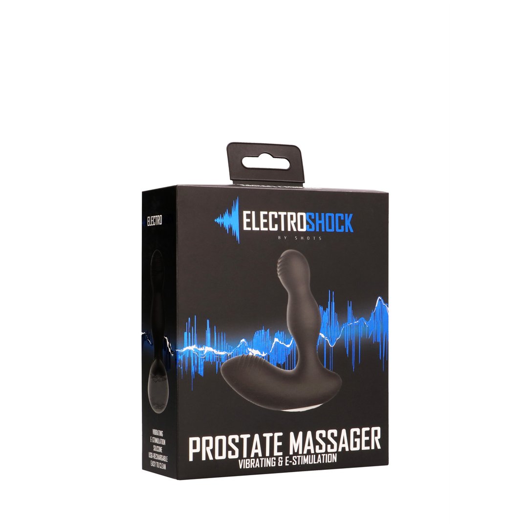 E - Stimulation Vibrating Prostate Massager - EroticToyzProducten,Toys,Anaal Toys,Prostaatstimulatoren,Toys met Electrostimulatie,Anaal,,MannelijkElectroShock by Shots