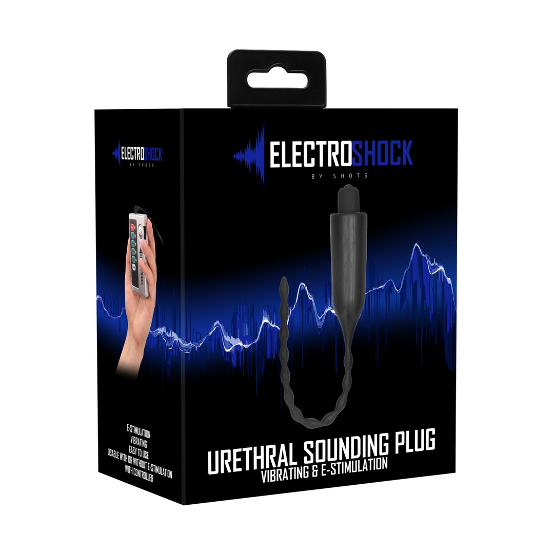 E - Stimulation Vibrating Urethral Sounding Plug - EroticToyzProducten,Toys,Toys met Electrostimulatie,Urethrale,Toys voor Mannen,Urethrale Toys,,GeslachtsneutraalElectroShock by Shots