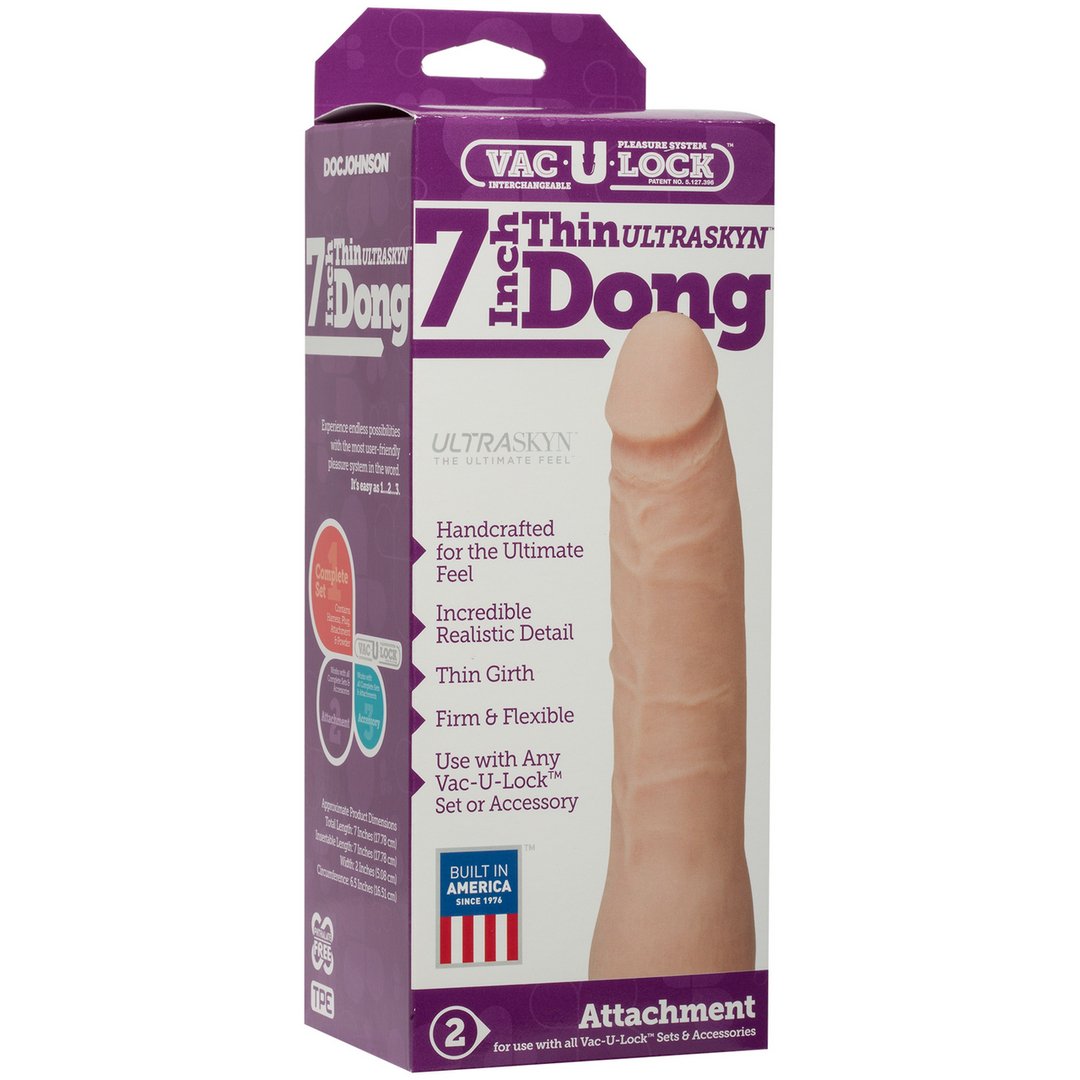 Echte ULTRASKYN Dildo - 18 cm - Vac - U - Lock compatibel - EroticToyzProducten,Toys,Dildos,Realistische Dildo's,Voorbinddildo's,Voorbinddildo's,,GeslachtsneutraalDoc Johnson