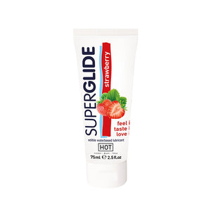 Eetbare Superglide Glijgel - 75 ml - EroticToyzEetbaarHOT