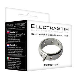 ElectraStim Prestige Cock Ring 50 mm - Chirurgisch Staal - EroticToyzCockringenElectraStim