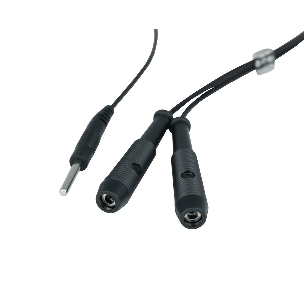 ElectraStim Threephase Combi Kabel - 3 Uitgangen - Zwart - EroticToyzAccessoriesElectraStim