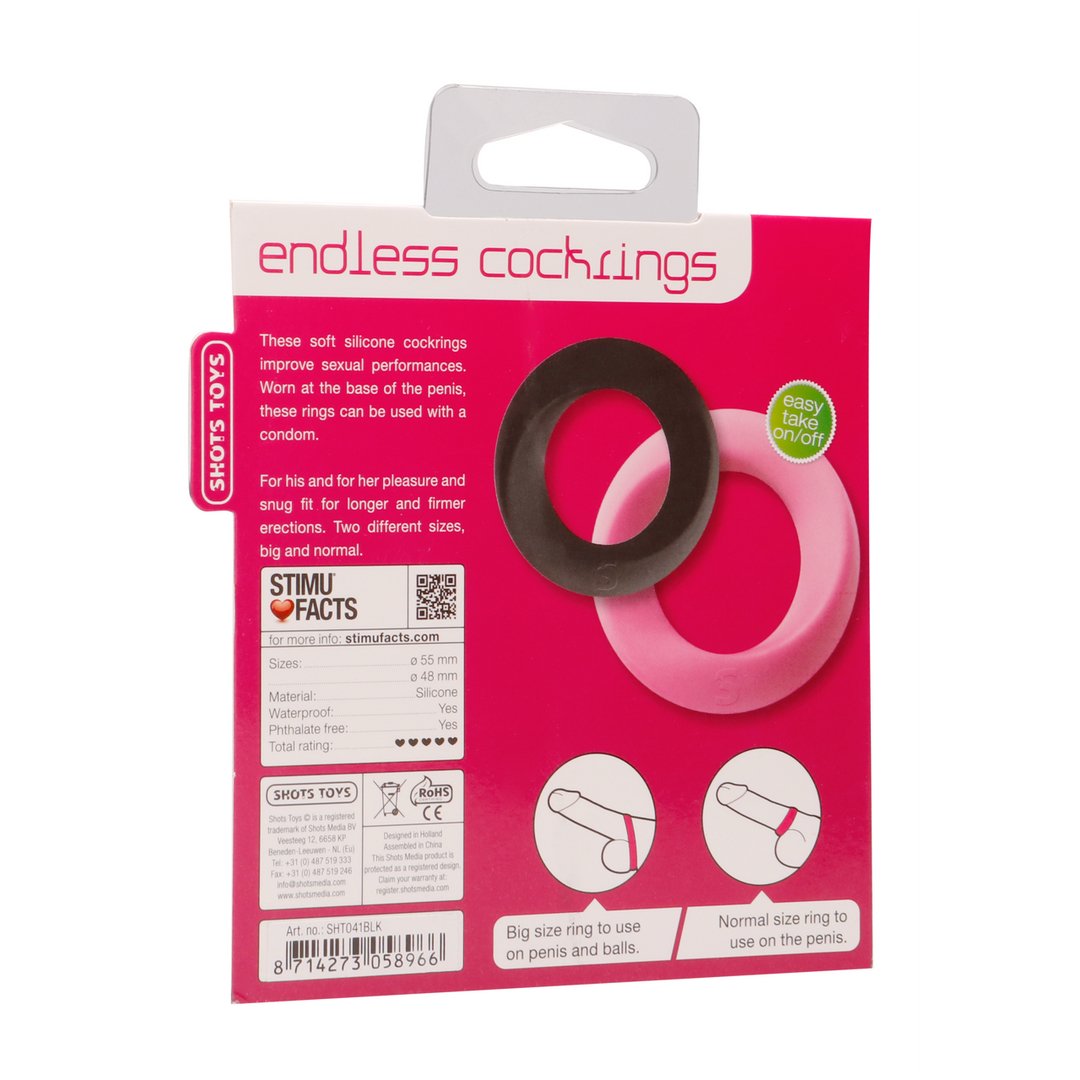 Endless Cockring - Large Medium - EroticToyzProducten,Toys,Toys voor Mannen,Cockringen,,MannelijkShots Toys by Shots