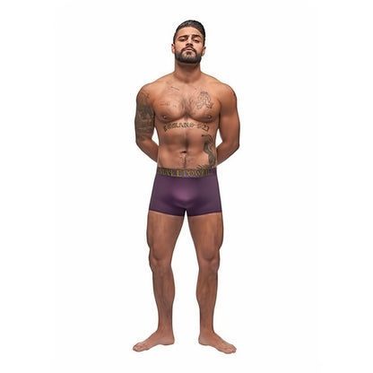 Enhancer Short - M - Eggplant - EroticToyzProducten,Lingerie,Lingerie voor Hem,Boxershorts,,MannelijkMale Power