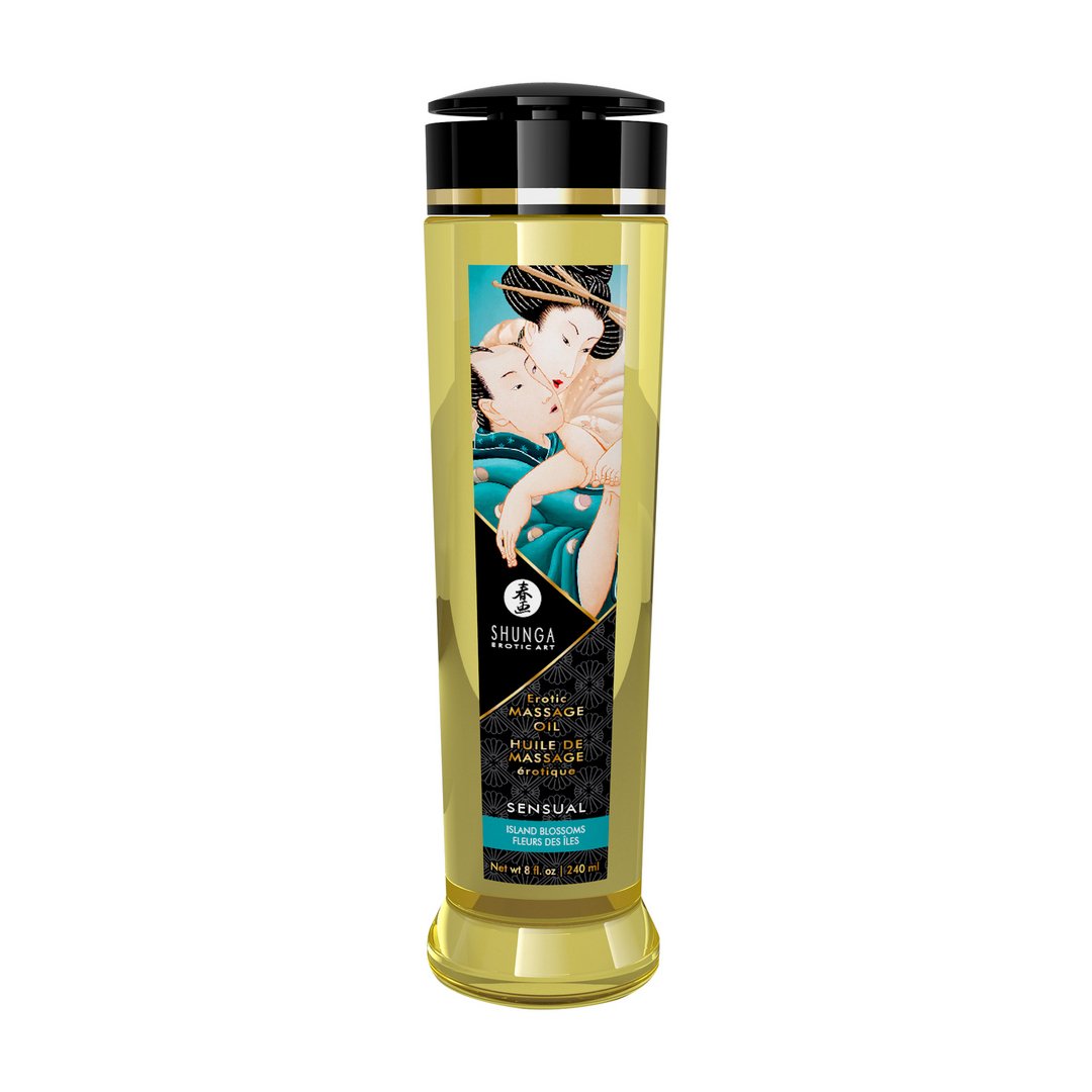 'Erotische Massageolie 240 ml - Islande Blossom' - EroticToyzMassage OliënShunga