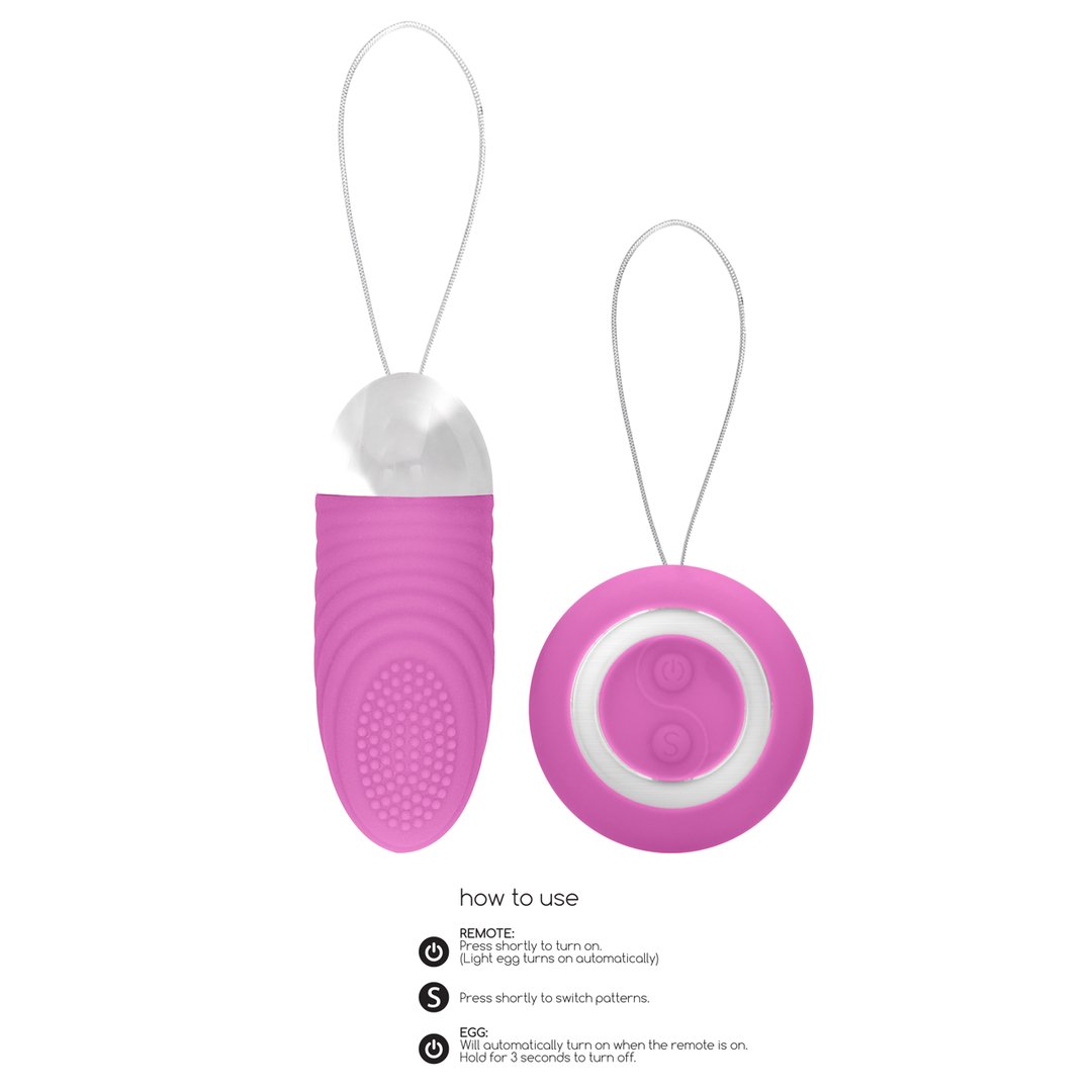 Ethan - Wireless Vibrating Egg with Remote Control - EroticToyzProducten,Toys,Vibrators,Vibrerende Eitjes,,VrouwelijkSimplicity by Shots