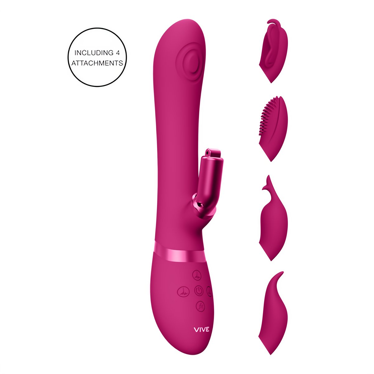 Etsu - Pulse Wave G - Spot Rabbit Clitoral Stimulator - Pink - EroticToyzProducten,Toys,Vibrators,Rabbit Vibrators,,VrouwelijkVIVE by Shots