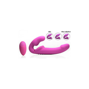 Evoke Ergo Fit - Strapless Strap - On with Remote Control - EroticToyzProducten,Toys,Vibrators,Strap On Vibrators,Strapless,,GeslachtsneutraalXR Brands