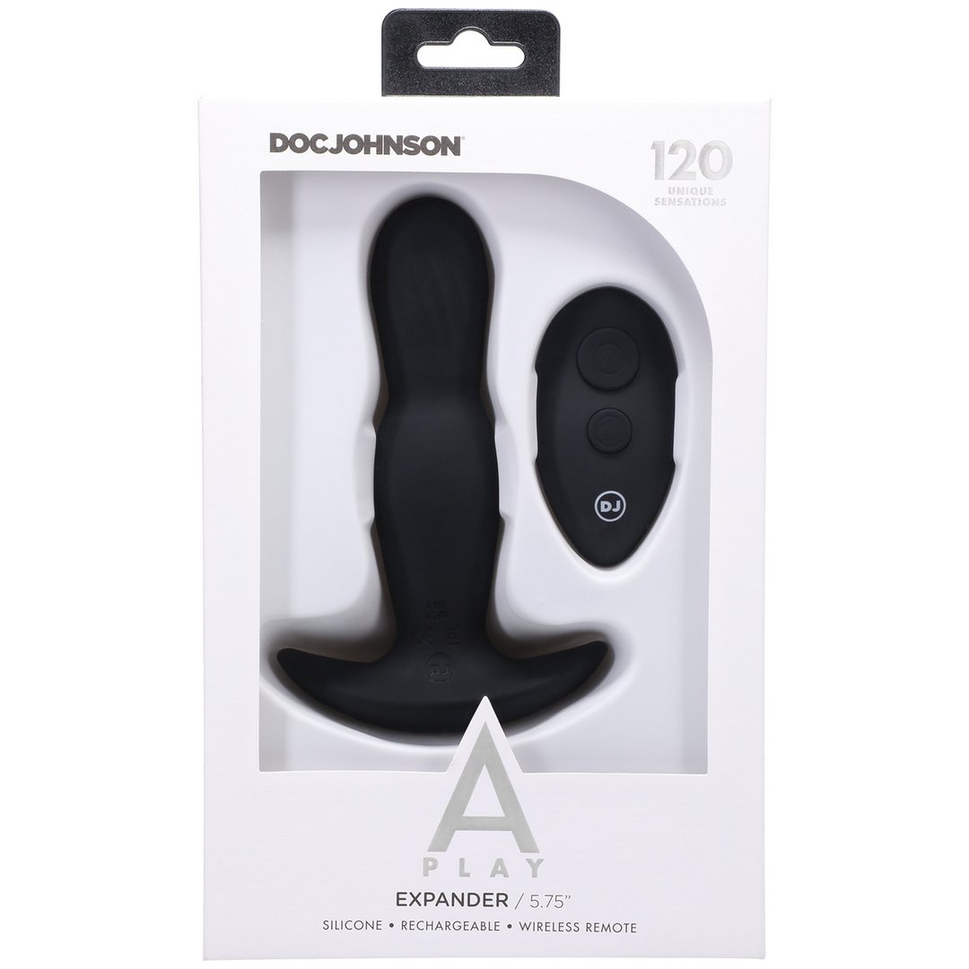 Expander - Silicone Anal Plug with Remote Control - EroticToyzProducten,Toys,Anaal Toys,Buttplugs Anale Dildo's,Buttplugs Anale Dildo's Vibrerend,,GeslachtsneutraalDoc Johnson