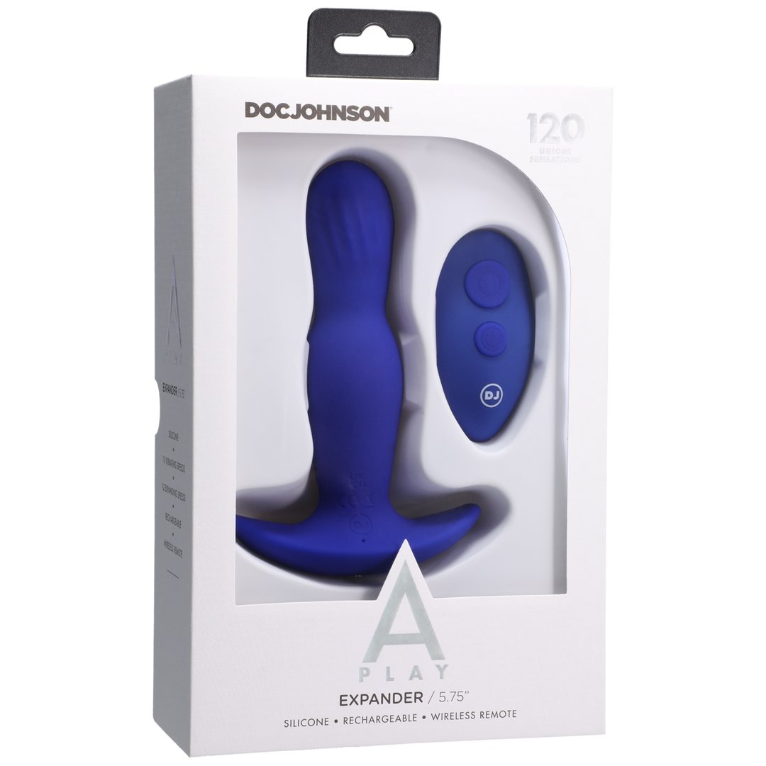 Expander - Silicone Anal Plug with Remote Control - EroticToyzProducten,Toys,Anaal Toys,Buttplugs Anale Dildo's,Buttplugs Anale Dildo's Vibrerend,,GeslachtsneutraalDoc Johnson