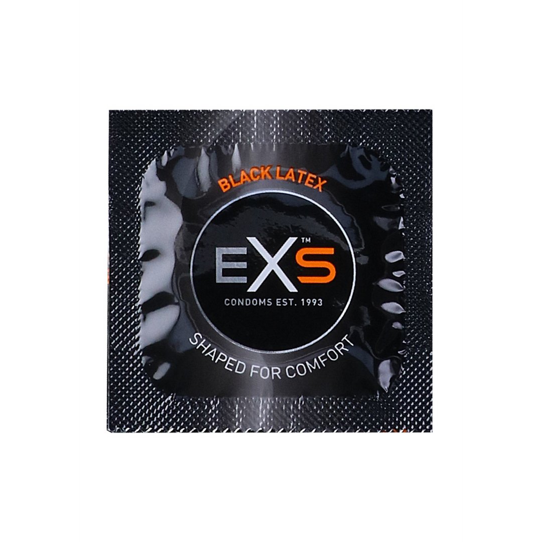 EXS Black Latex - Condoms - 12 Pieces - EroticToyzProducten,Veilige Seks, Verzorging Hulp,Veilige Seks,Condooms voor Mannen,,MannelijkEXS