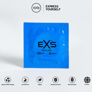 EXS Cooling - Condoms - 12 Pieces - EroticToyzProducten,Veilige Seks, Verzorging Hulp,Veilige Seks,Condooms voor Mannen,,MannelijkEXS