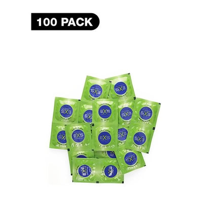 EXS Glowing - Condoms - 100 Pieces - EroticToyzProducten,Veilige Seks, Verzorging Hulp,Veilige Seks,Condooms voor Mannen,,MannelijkEXS