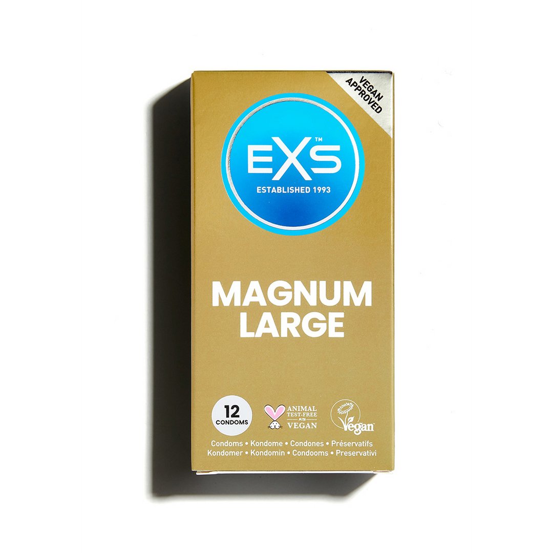 EXS Magnum - Condoms - 12 Pieces - EroticToyzProducten,Veilige Seks, Verzorging Hulp,Veilige Seks,Condooms voor Mannen,,MannelijkEXS