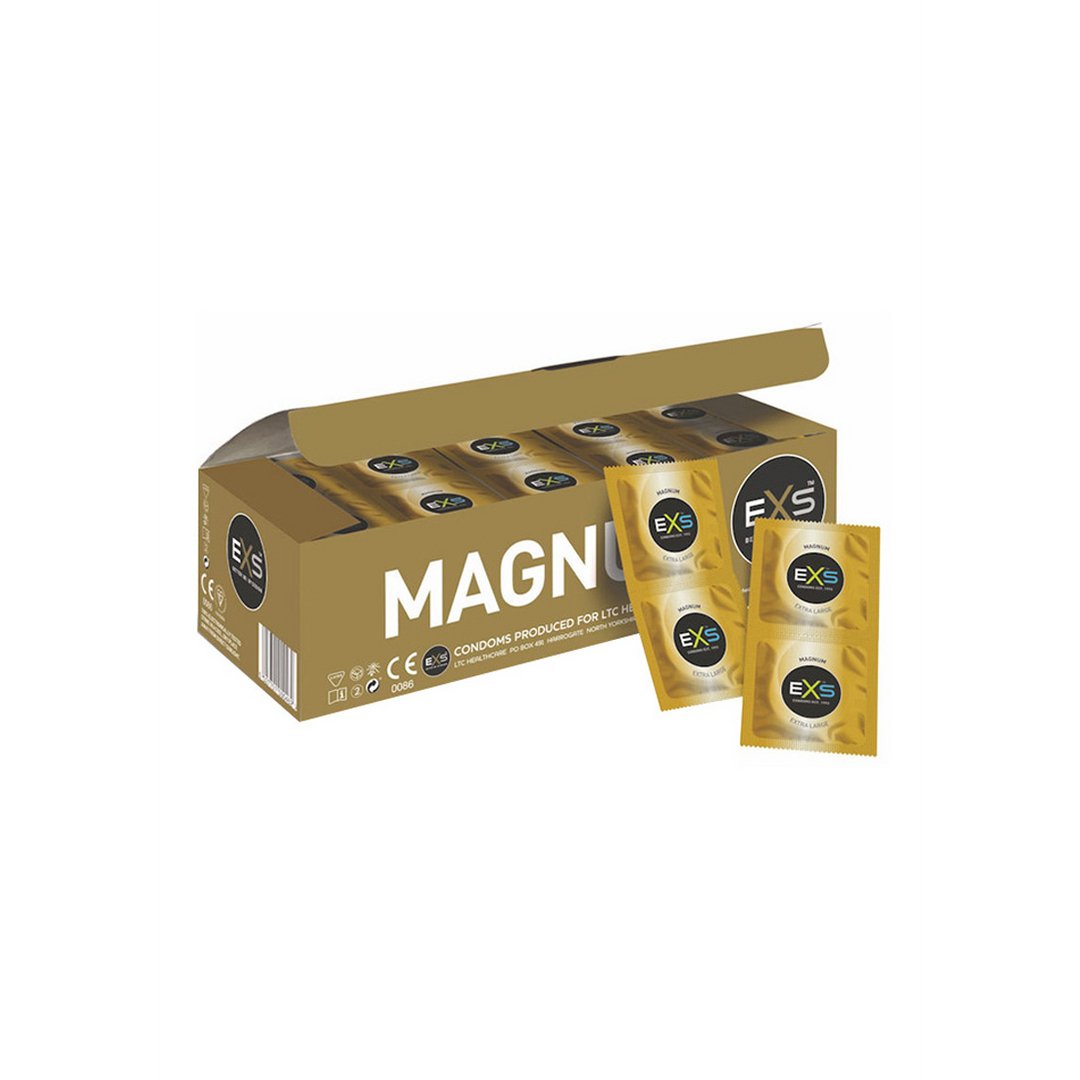 EXS Magnum - Condoms - 144 Pieces - EroticToyzProducten,Veilige Seks, Verzorging Hulp,Veilige Seks,Condooms voor Mannen,,MannelijkEXS