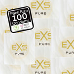 EXS Pure Condooms Ultra Dun 100 Stuks - Latexvrij Geurloos - EroticToyzCondooms voor MannenEXS