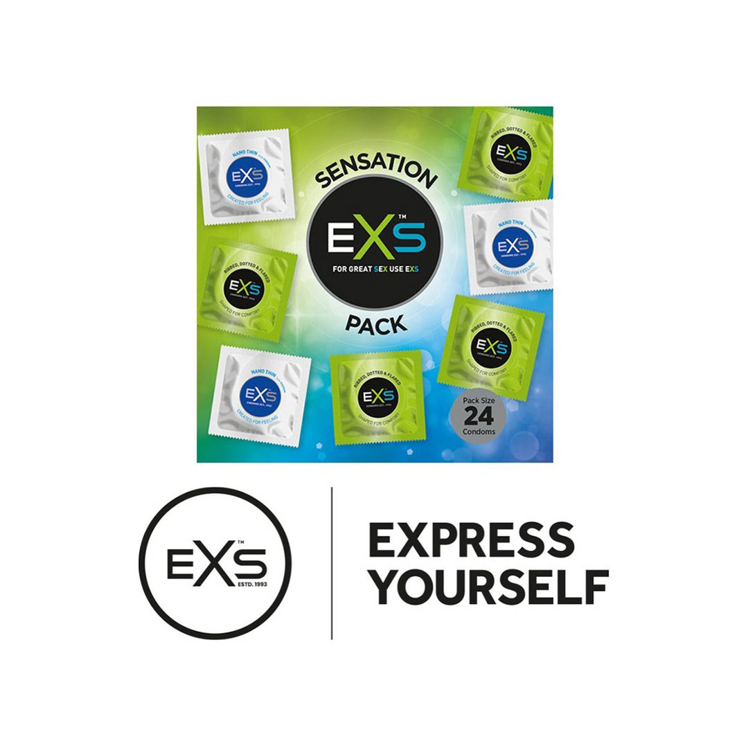 EXS Sensation Pack Condoms 24 Pieces - EroticToyzCondooms voor MannenEXS