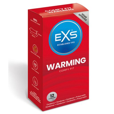 EXS Warming - Condoms - 12 Pieces - EroticToyzProducten,Veilige Seks, Verzorging Hulp,Veilige Seks,Condooms voor Mannen,,MannelijkEXS