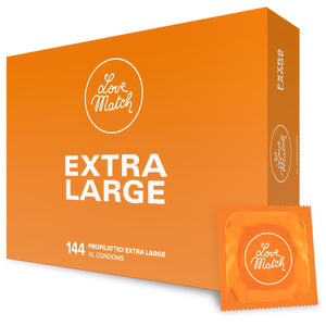Extra Large - Condoms - 144 Pieces - EroticToyzProducten,Veilige Seks, Verzorging Hulp,Veilige Seks,Condooms voor Mannen,,MannelijkLove Match