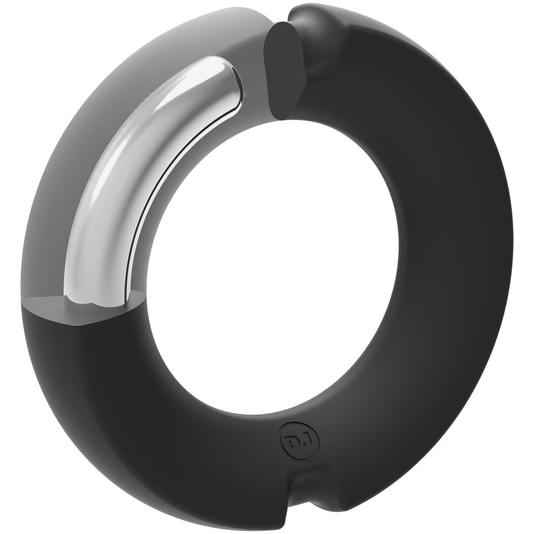 'Extreme Silicone Cock Ring met Metaal Binnenin - 50 mm' - EroticToyzCockringenDoc Johnson