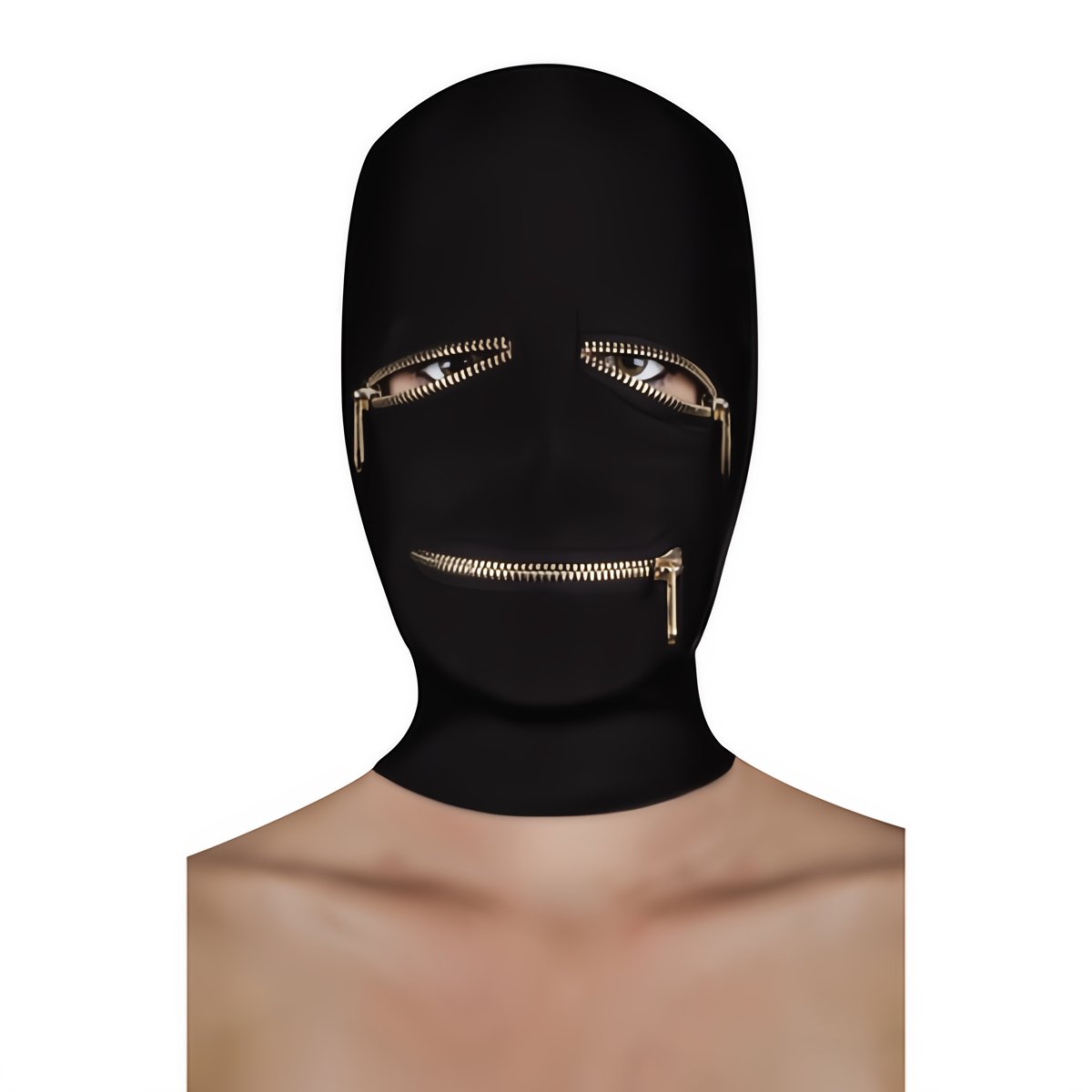 Extreme Zipper Mask with Eye and Mouth Zipper - EroticToyzProducten,Toys,Fetish,Maskers,Gezichtsmasker,,GeslachtsneutraalOuch! by Shots