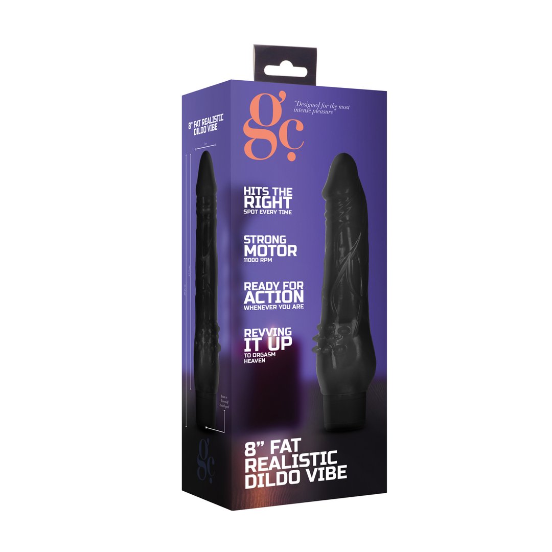 Fat Realistic Dildo Vibrator - 20 cm - EroticToyzProducten,Toys,Vibrators,Realistische Vibrators,,GeslachtsneutraalGC by Shots